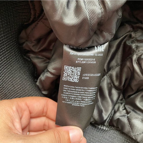 Guess Bomber Jacket Men’s Dark Green Size XLT Tall - Picture 10 of 13